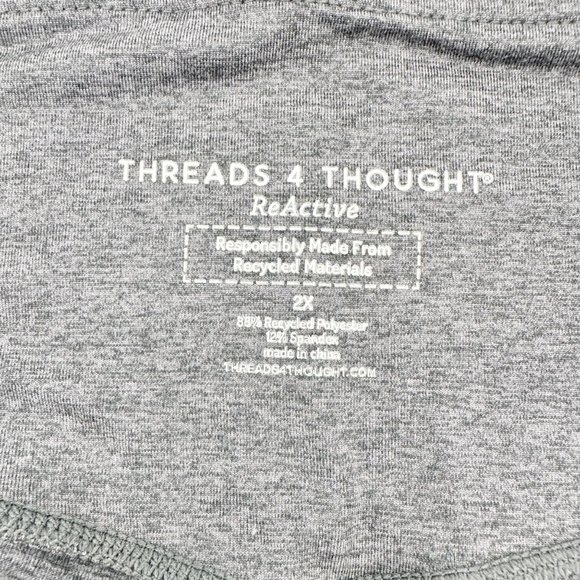 Threads 4 Thought ReActive 2X Leggings Gray Recycled Materials - Picture 9 of 12